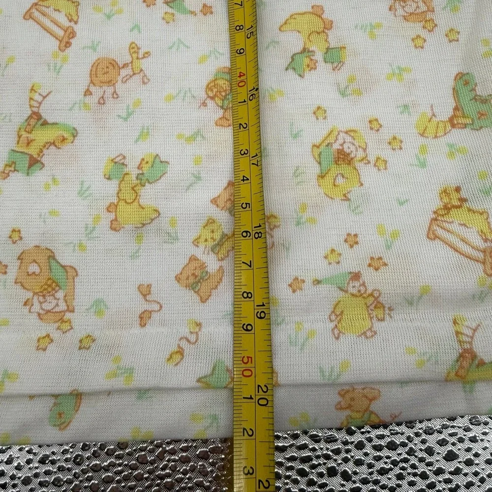 Baby‎ Girl Boy Vintage Carter's Layette Size Yellow Nursery Rhyme Sleep Gown